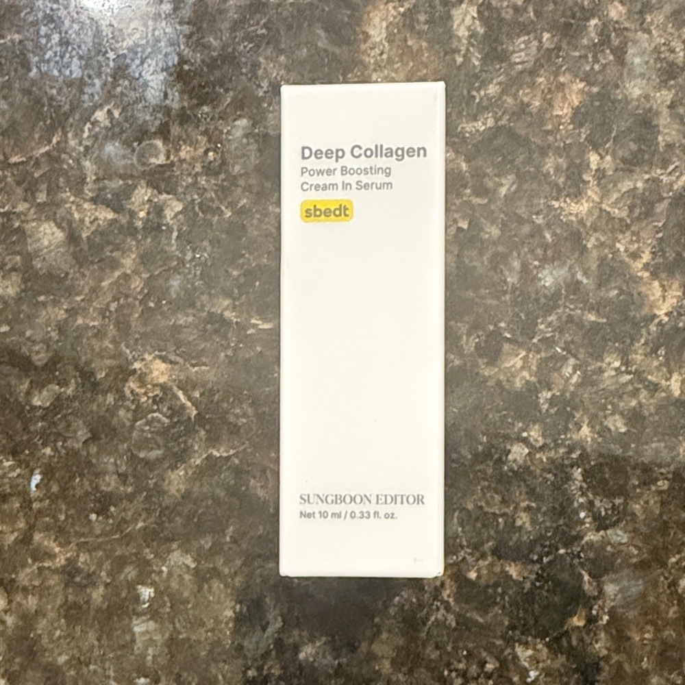 Sungboon Editor Deep Collagen Power Boosting Cream in Serum .33 fl oz New